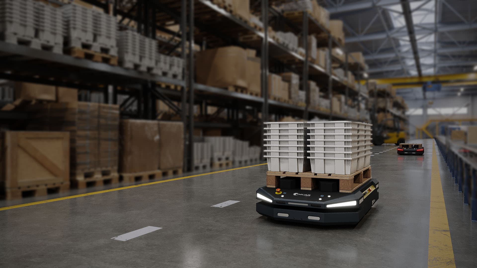 Viptronik AMR v skladiščnem okolju